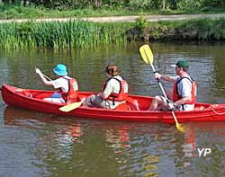 Camping municipal du Vieux Châtel - canoë-kayak sur le canal d'Ille et Rance